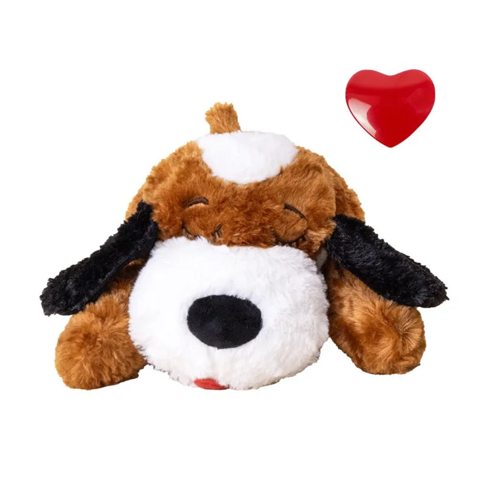 Peluche Cœur Câlin design Tricolore avec son cœur battant